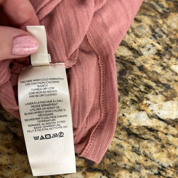 Free People We The Free Natasha Ruched Long Sleeve Top Size M - Picture 7 of 11